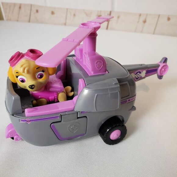 Nickelodeon Paw Patrol Skye Pup with Helicopter Pink Dog Toy Little Hands - Picture 1 of 12